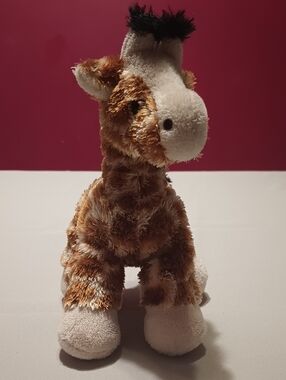Aurora Plush Brown & Cream Giraffe Soft Toy by